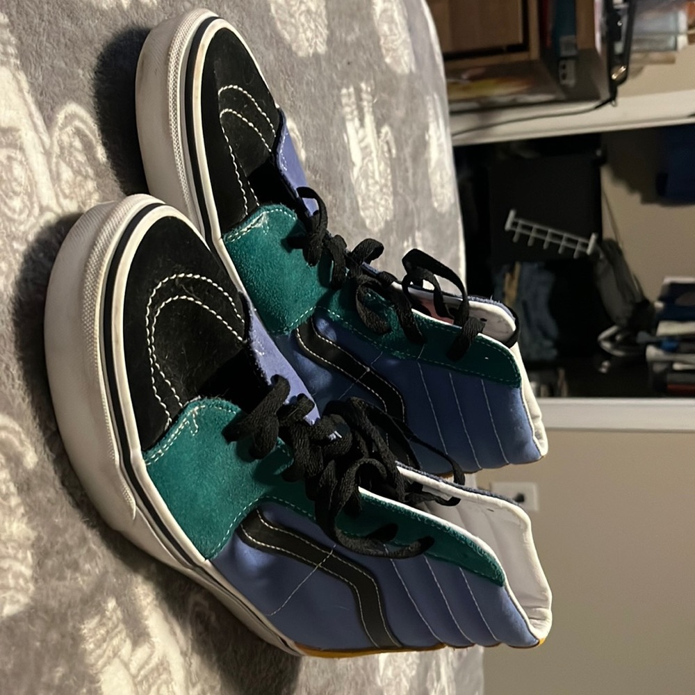 Vans Sk8-Hi Top Mix & match green, yellow, blue,